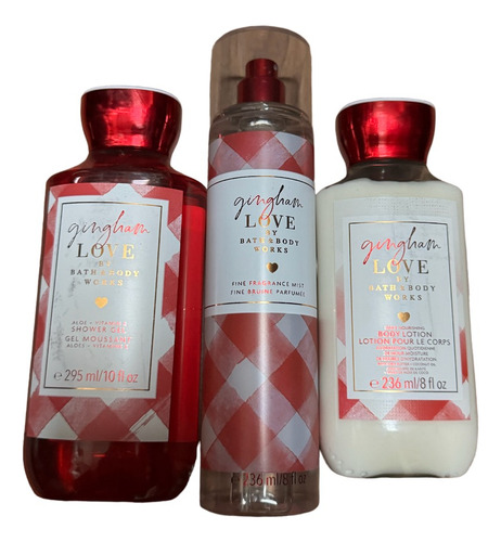 Set De Regalo Gingham Love Bath And Body Works Full Size