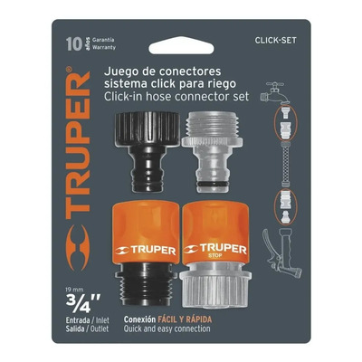 Kit Conexion Rápida Macho-hembra Compat-karcher Truper 12728 | MercadoLibre