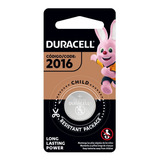 02 - Pilhas  Cr 2016  Duracell 3v Lithium Bateria Moeda 