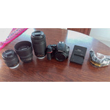  Nikon D3500 + Lentes 18-55mm + 70-300mm + 50mm