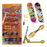 Kit Skate De Dedo Patinete Overboard 4 Peças Dia Da Crianças