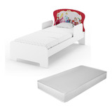 Cama Berço Infantil Montessori Menina Princesa Colchão Bee