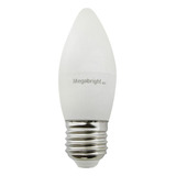 Ampolleta Vela Led 5 W E-27 Luz Calida Megabright