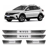 Jogo Soleira De Porta Aco Inox Volkswagen Nivus 2020 2021