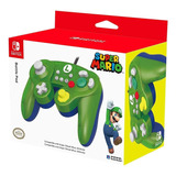 Controle Battle Pad Nintendo Switch Gamecube Edição Luigi