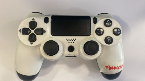 Controle Ps4 Branco Paralelo -usado Sem Fio