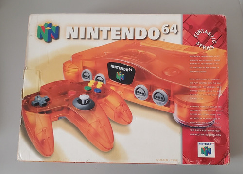 Nintendo 64 Funtastic Tangerina Fire Orange