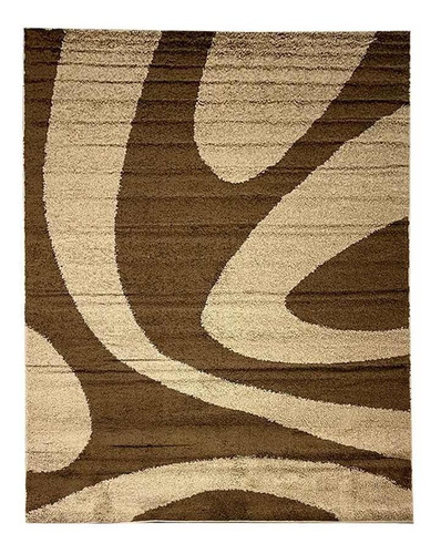 Alfombra Grande 200x300cm Ondas Beige Kreatex