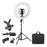 Iluminador Ring Light Led Tripé 48cm 80w Dslr Tablet Celular