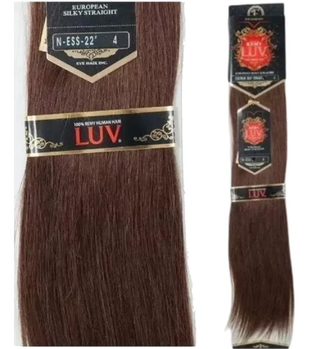 Extensiones De Cabello 100% Natural Luv 80cm 18pLG Medio Paq