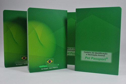 Pet Passport (3x) - Carteira De Identif. E Vacinação Animal