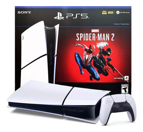 Sony Playstation 5 Slim 1tb Spider-man 2