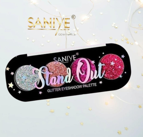 Paleta De Sombras Glitter / Saniye - Stand Out