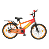 Bicicleta Infantil Niños Rodado 20 Randers Raxtor Naranja 