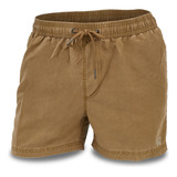 Short De Baño Hombre Malla Liso Elastico Briganti Con Cordon