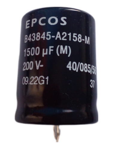 Capacitor Eletrolitico 1.500uf X 200v B43845 Epcos