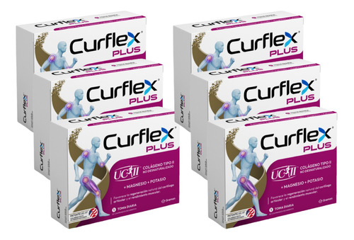 Curflex Plus Colágeno + Magnesio + Potasio 180 Comprimidos