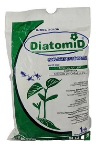 Diatomid Insecticida Tierra De Diatomeas 1 Kilo Gabba Grow