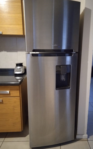 Refrigerador Whirlpool Wt4535 Gris Con Freezer 396l 127v