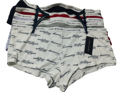 Calzones Tommy Hilfiger Colores Talla L De Dama Set 5 Piezas