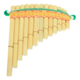Flauta Pan Peruana Artesanal Sopro Bambu 
