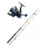 Combo Shimano Caña 7 Pies + Carrete 6baleros +31 Accs Gratis