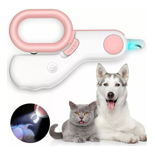 Alicates Corta Uñas Con Luz Perro O Gato Seguridad Mascota
