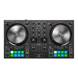 Controlador Dj Native Instruments Traktor Kontrol S2 Mk3 Preto  Da 2  Canais