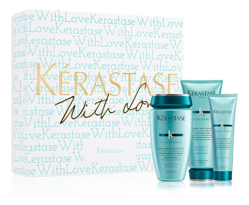 Kerastase Cofre Resistance - Bain + Fondant + Termico 