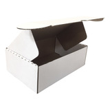 50 Mailbox 30x20x10 Cm Caja Envios Carton Corrugado Blanco