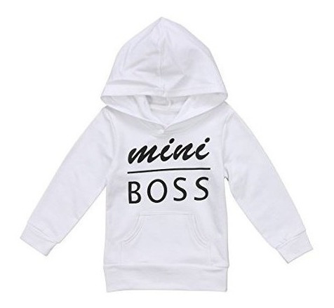 Mini Boss Sudadera Con Capucha Tops Niño Con Capucha