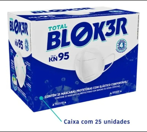 Mascara Kn 95 Blocker-3 Cxs C/ 25 Unidades-total 75 Unidades