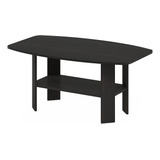 Mesa De Centro De Diseño Simple Furinno 11179gyw/bk