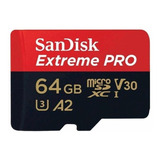 Memoria Micro Sd Sandisk Extreme Pro 64gb Sdsqxcu-064g-gn6ma