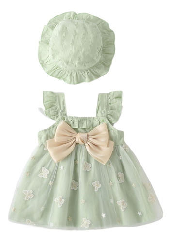 Vestidos De Encaje Con Mariposas Para Bebés, Niñas