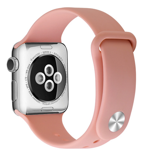 Correa Botón Compatible Iwatch Apple Watch 38/40/41mm Rosa P