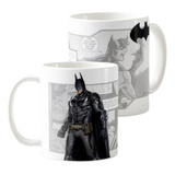 Mug Batman Cómic  Taza Ceramica 11 Onz