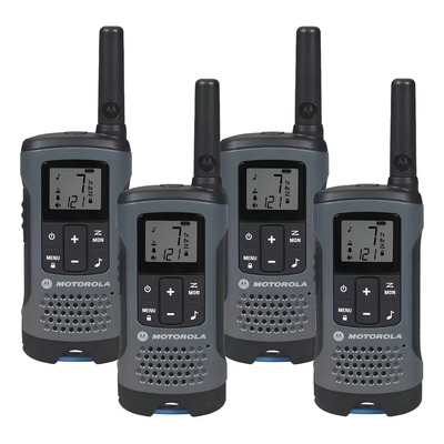 Walkie-talkie Motorola Talkabout T200MC de 4 radios y frecuencia GMRS\u002FFRS - gris oscuro | Envío gratis