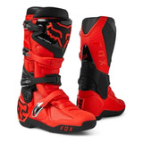 Botas Motion Adulto Rojo Fluor Moto Enduro Fox Juri Atv