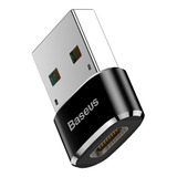 Adaptador Baseus Usb-a A Usb-c - Otg Color Negro