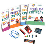 Kit Iniciante Robótica Para Arduino Com Tutorial P/ Crianças