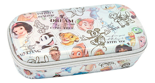 Cartuchera Canopla Box Eva Disney 100 Años Relieve Mooving