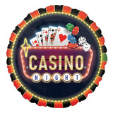 Dado Cartas Noche Casino Night Vegas Apuesta Globo Met Jumbo