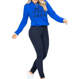 Conjunto Deportivo Camibuzo Chompa Sudadera Joger Mujer Dama