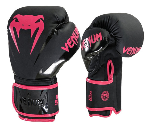 Guantes De Boxeo Venum Impact Pink 2.0 Kick Boxing -thai