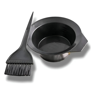 Cio , Tazón Y Brocha Para Pintar Cabello, Decoloraciones. 1 Negro