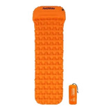 Colchón Inflable Naturehike Nh19z012-p Color Naranja De  59cm X 198cm X 6.5cm