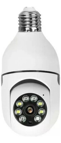 Câmera Lâmpada Robô Ip Wi Fi Full Hd Giratória 360° Hb Tech
