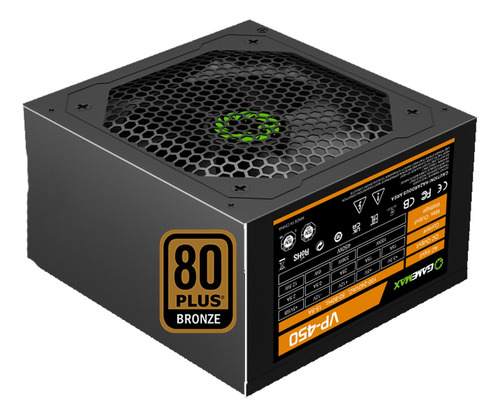 Fuente Alimentacion Pc 450w Atx 100/240v Gamemax Pcreg 