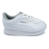 Tenis Puma Niño Turin Ii Ac Ps 366775 02 Whitewhite Softfoam